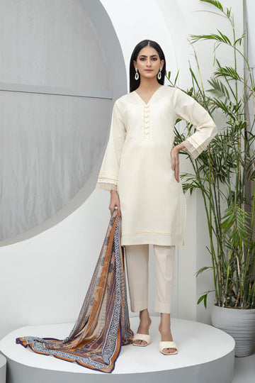Bonanza Satrangi Cream Lawn Suit Rsk222p14 Eid Pret 2022 Online Shopping